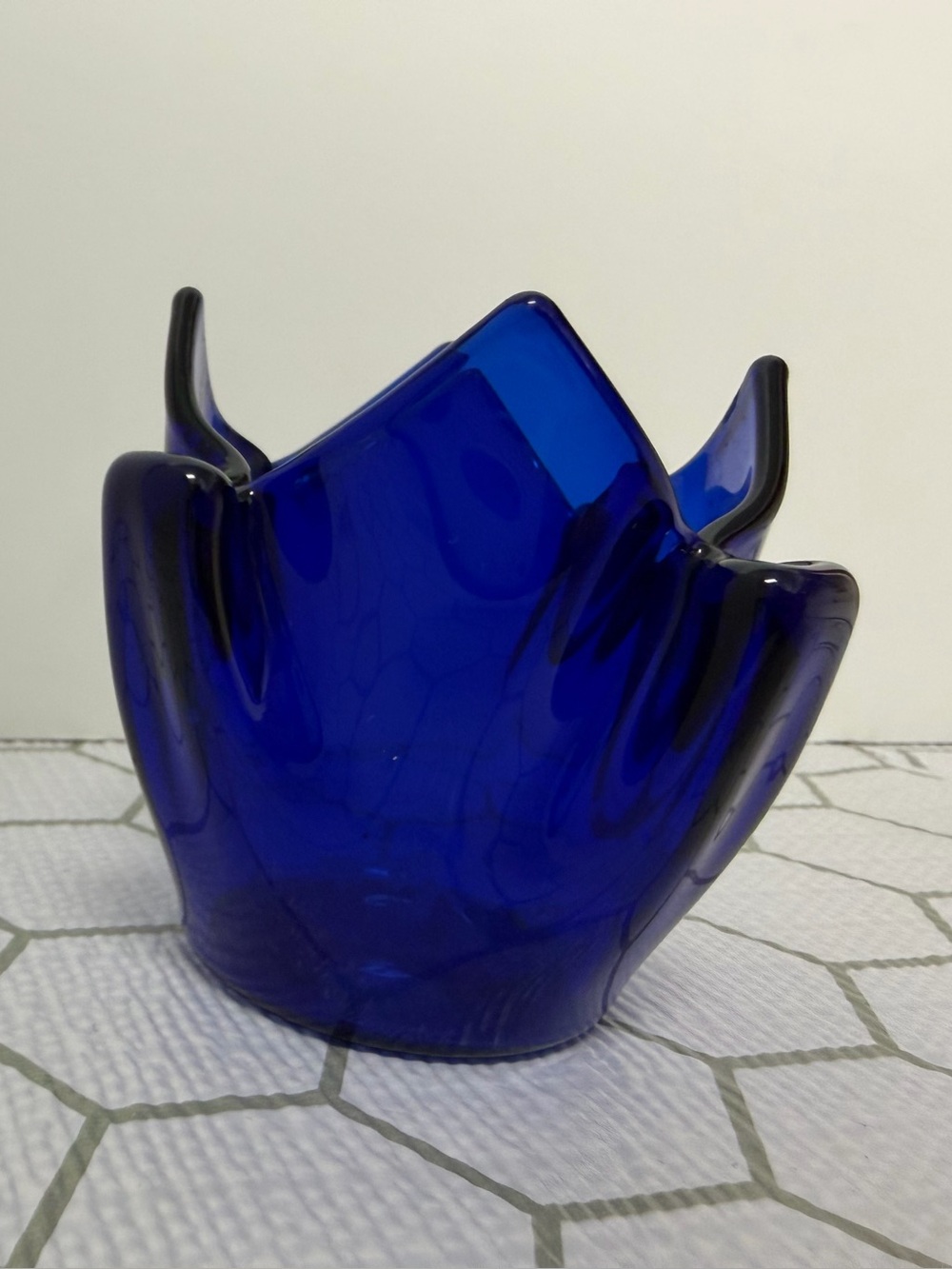 PartyLite Cobalt Blue Votive Holder
